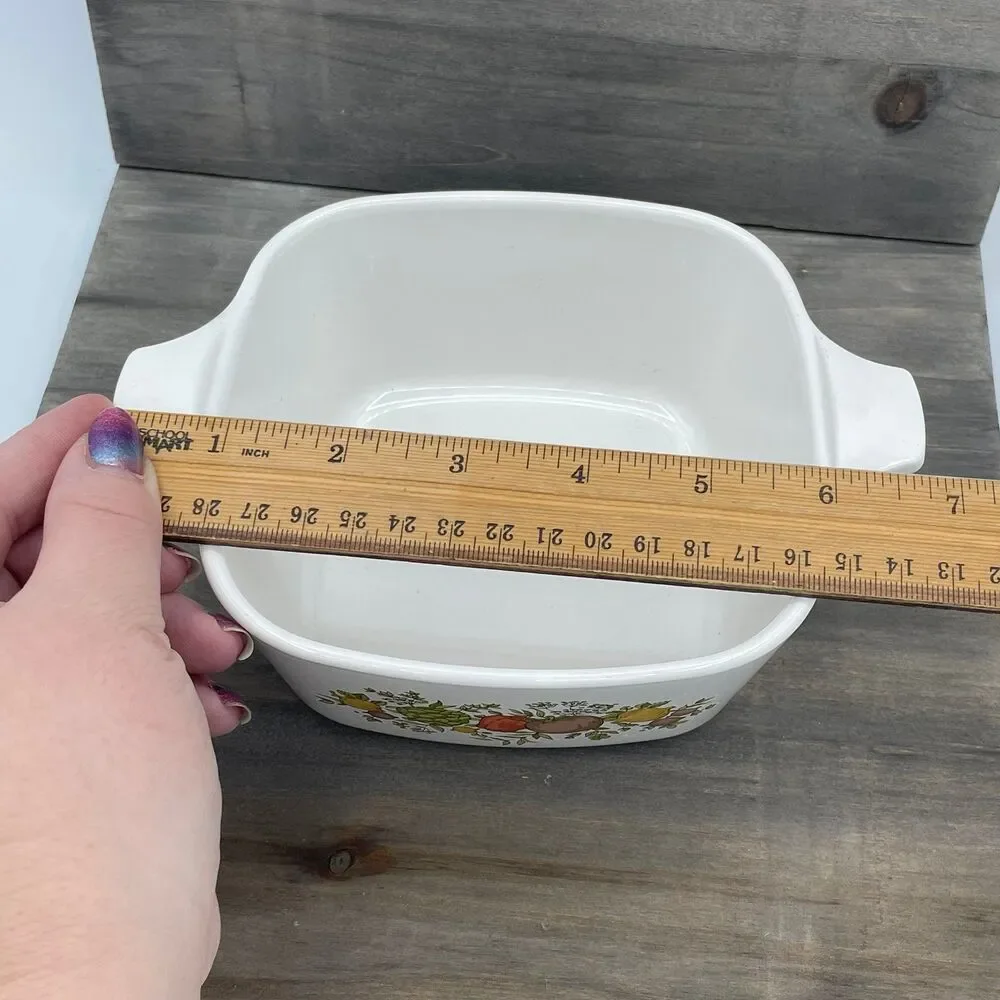 Vintage Spice of Life Corning Ware Casserole Dish Corning P-43-B No Lid